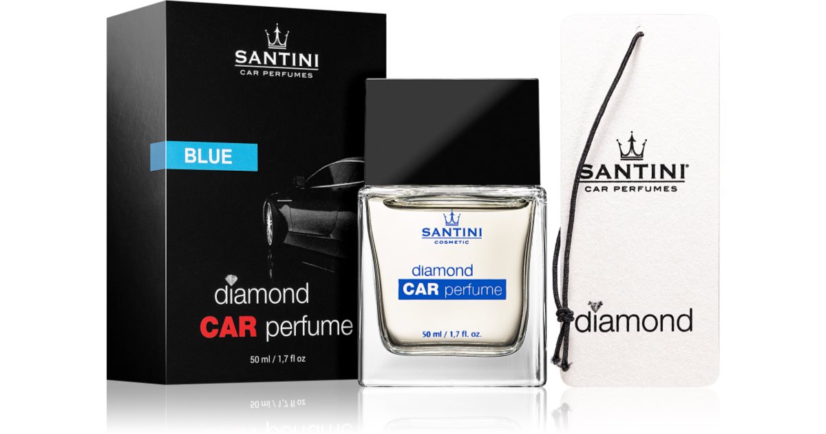 SANTINI Cosmetic Diamond Blue Car Air Freshener 50ml