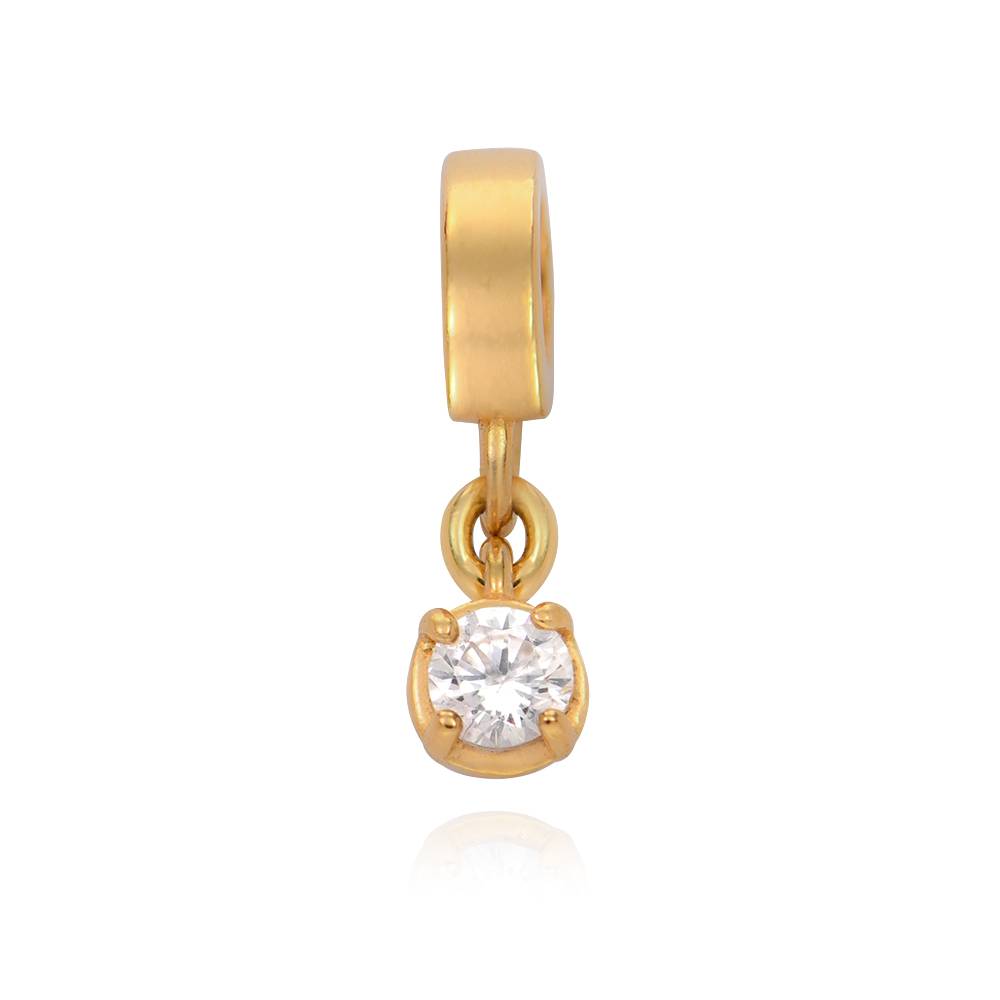 Charm diamant en Vermeil 18 carats