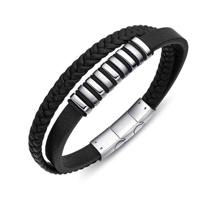 Diverse Men's Double Leather Bracelet B1000411