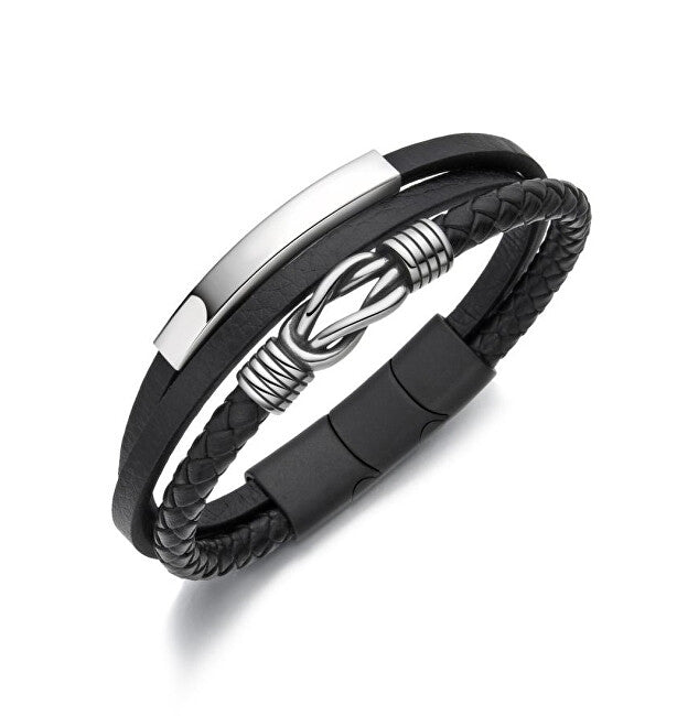 Diverse Modern Men's Leather Bracelet B1000833