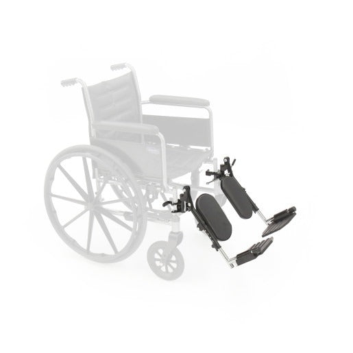 Invacare Swing-Away Economy Elevating Legrests, Composite Footplates