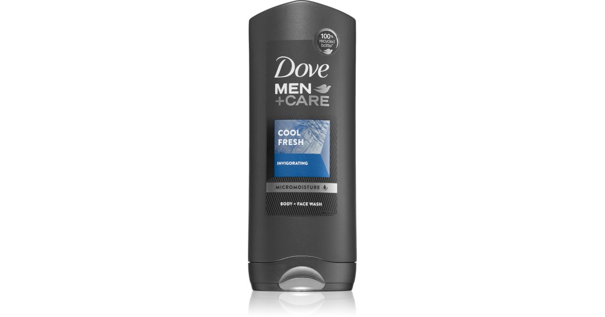 Dove Menn+omsorg Kult Fresh Dusjgelé for kropp og ansikt 400 ml