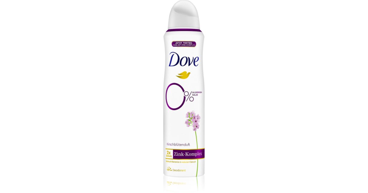Dove Deodorant 0% ALU Flori de Cireș 48h - 150ml