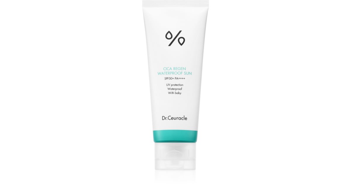Dr.Ceuracle Cica Regen Crème bronzante visage waterproof SPF 50+ 100 ml