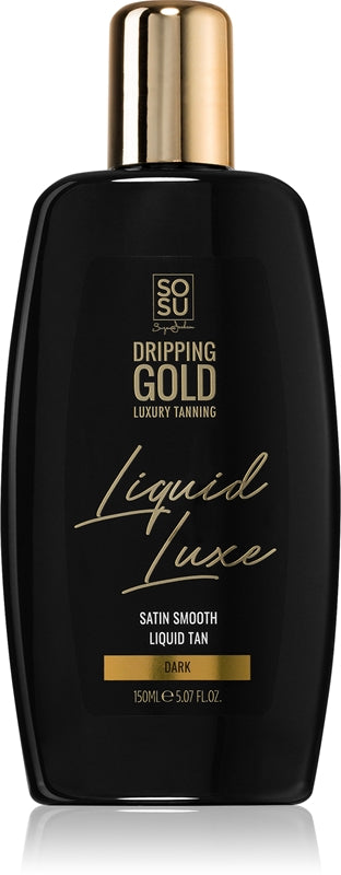 Dripping Gold Luksusbruningsvæske Luxe Selvbruner Dark Body Lotion 150 Ml