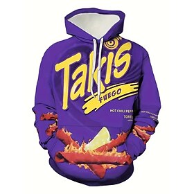 Hoodie Cartoon Manga Anime 3D Graphic Kangaroo Pocket For Couple's Men's Women's Adults' Halloween Carnival Masquerade 3D Print Party Casual Daily