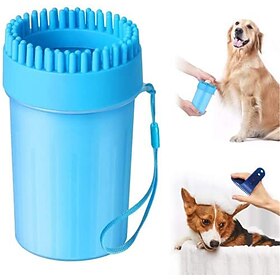 Dog Paw Cleaner Dog Paw Washer Cup 2 In 1 Portable Silicone Pet Cleaning Brush Feet Cleaner For Dogs Grooming With Muddy PawDog Foot Cleaner For Large Dog Dog