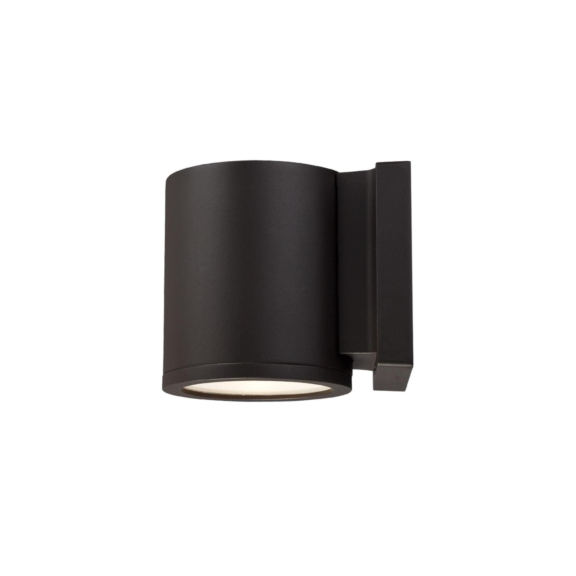 WAC Lighting Tube 5 Inch Tall LED Outdoor Wall Light Tube - WS-W2605-BZ - Transitional