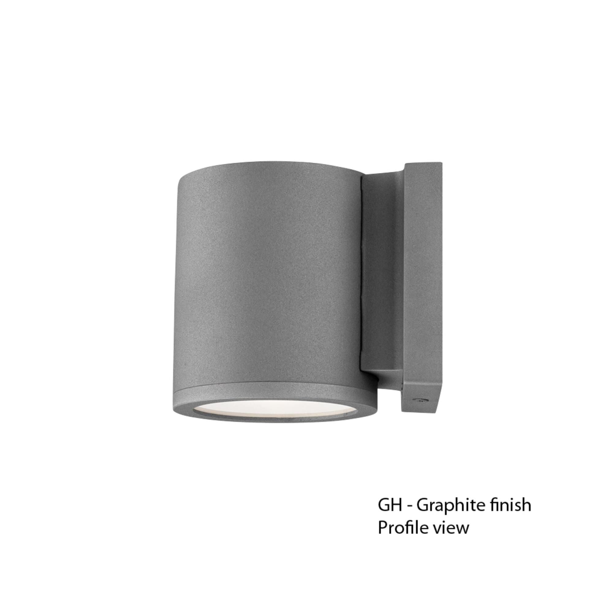 WAC Lighting Tube 5 Inch Tall LED Outdoor Wall Light Tube - WS-W2605-GH - Transitional