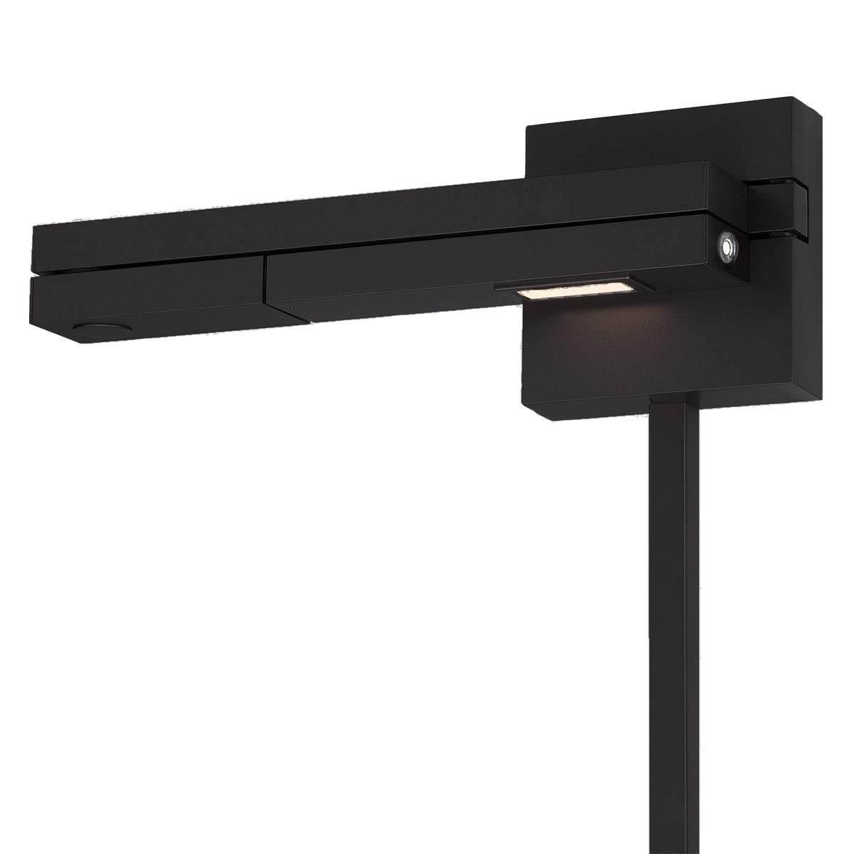 WAC Lighting Flip LED Wall Swing Lamp Flip - BL-1021L-BK - Modern Contemporary