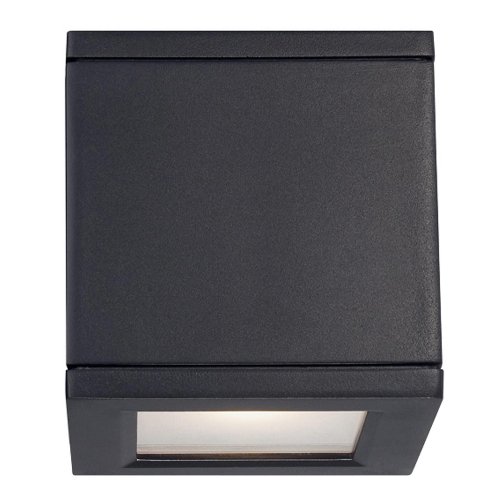 WAC Lighting Tube 7 Inch LED Wall Sconce Tube - WS-W2504-BK - Modern Contemporary