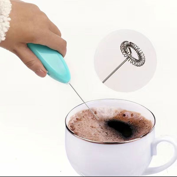 Stainless Steel Electric Egg Blender Reusable Egg Whisk Coffee Milk Frother Multifunctional Kitchen Gadget Z0032