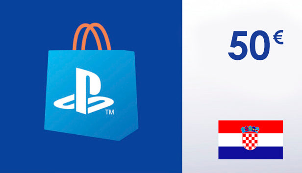 PlayStation Network Gift Card 50 EUR - PSN Croatia