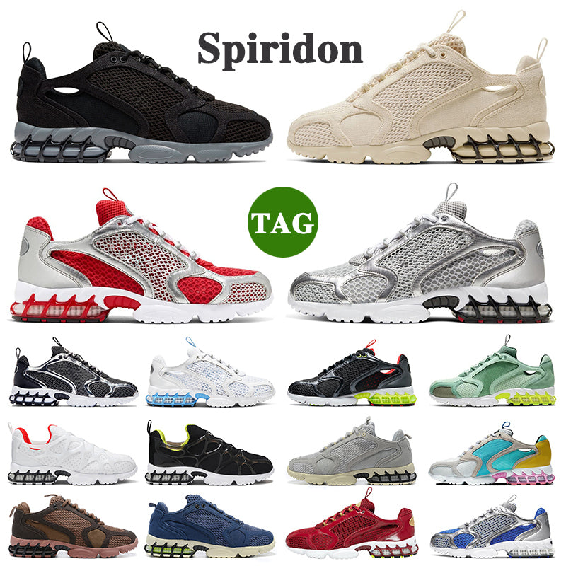 cheaper zoom spiridon caged 2 fossil mens trainers women running shoes triple black white Varsity Royal outdoor men sports sneakers runners