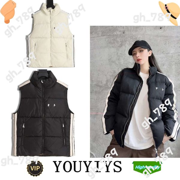 24SS Winter Puffer Womans Moncleare Jacket Designer Down Coat Men Puffer Vest Designer Vest Winter Warm Windproof Plam Jacket Outerwear 405
