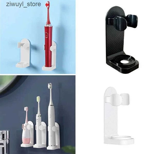 Toothbrush Holders Electronic toothbrush holder wall mounted adhesive toothbrush holder used to save space and keep dry L240910