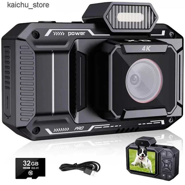 4K HD 48MP 18x Optical Zoom Outdoor Photography VLOG Video Camera 2.8 Screen Point and Shoot Digital Cameras J241213