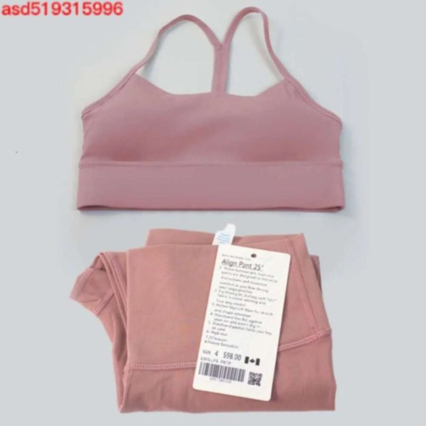 Lu LL Lycra fabric womens yoga sports bra shock-absorbing vest high waist tight pants set push up jogging fitness sportswear lu gym leggings