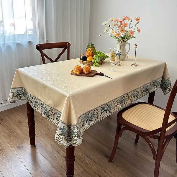Table Cloth Elegant Solid Color Lace Table Cloth Classical Table Cloth Holiday Party Tablecloth Coffee Table Tablecloth New Year Decoration