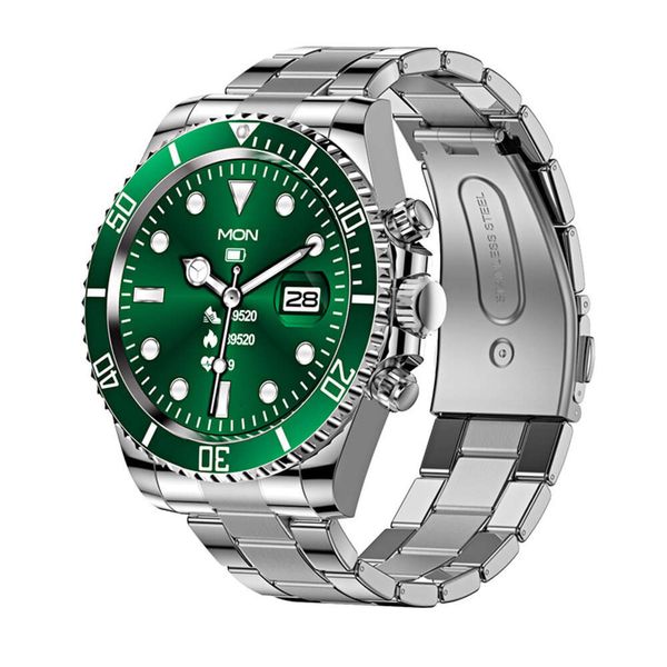 New AW12 Bluetooth call smartwatch with rotating bezel, music, heart rate, blood pressure detection, men&#039;s smartwatch