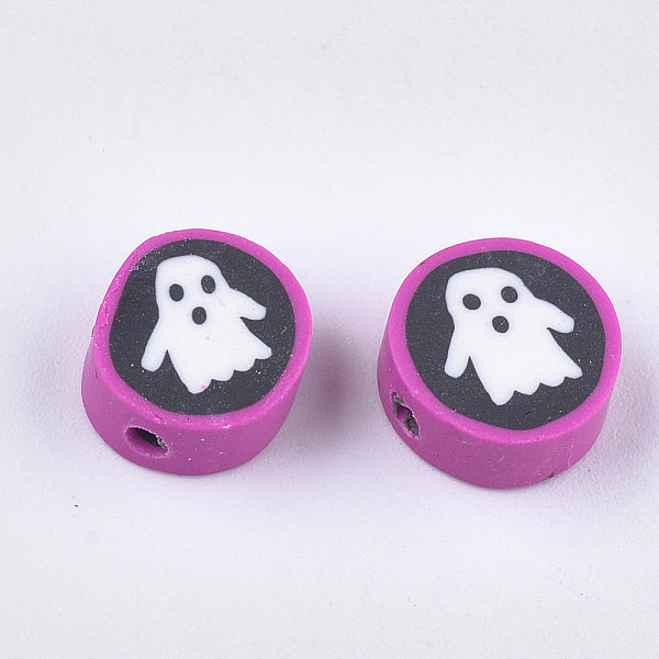 Halloween Theme Handmade Polymer Clay Beads