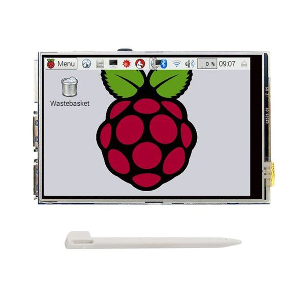 Raspberry Pi 4 Touch Screen 3.5 inch Display 480*320 TFT LCD Monitor with Acrylic Case Enclosure for Raspberry Pi 4 Moddel B