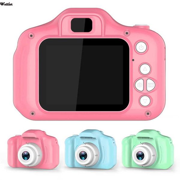 Cute Kids Mini Digital Photo 1080P Video Camera 2.0 Inch HD Screen Small Toy Camcorder Videocamera Micro Cam Children Best GiftM240803