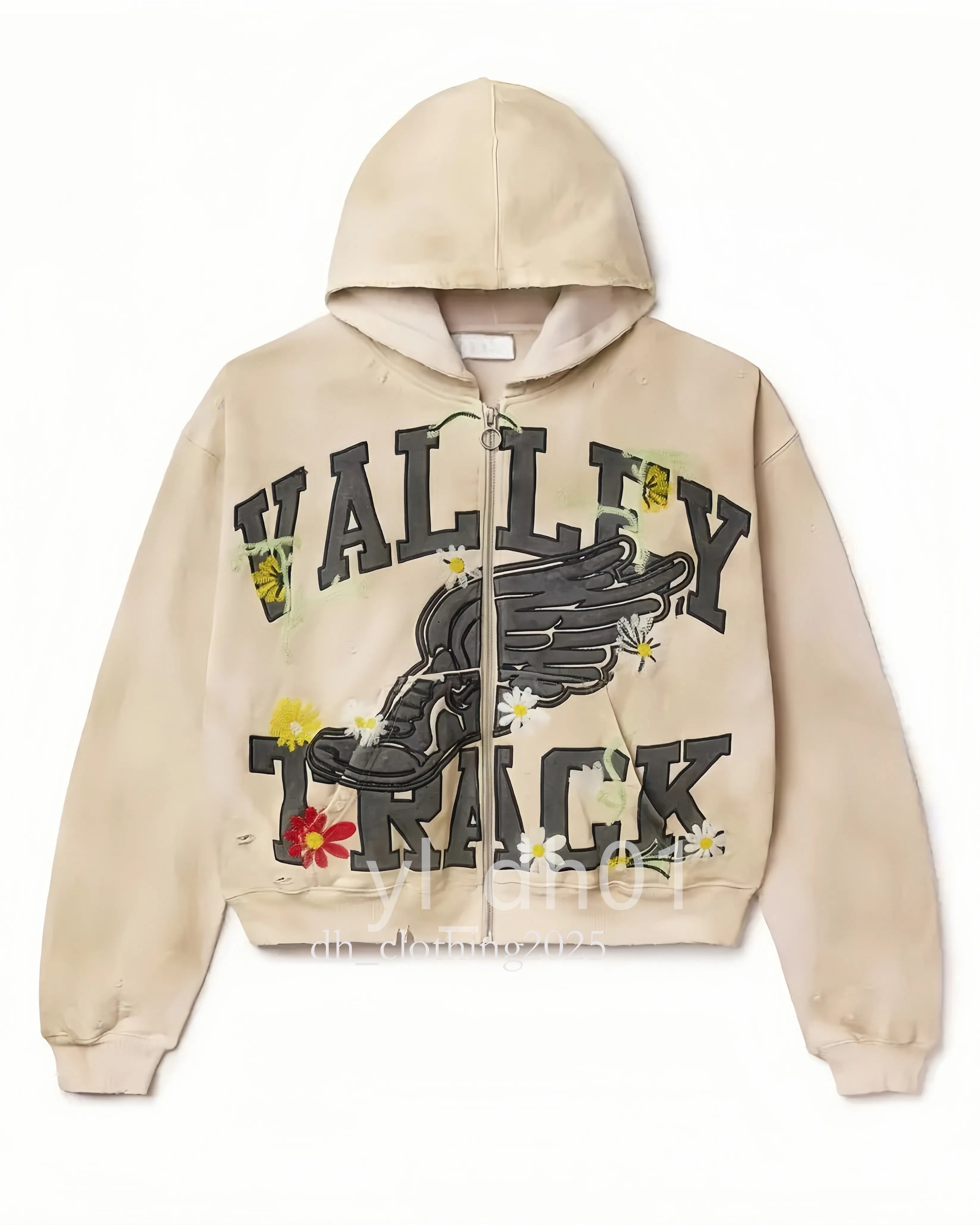 Vale Hoodie Mens Harajuku Washing Trend Brand Casual Valley Streetwear Heavy Water Oversized Hoodie Tracksuit High Quality Fashion Vale Jacket Cloth