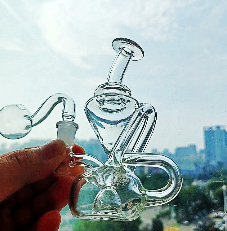 Thick glass Water bong smoking water pipes mini dab oil rig heady beaker bongs Hookahs with 14mm joint