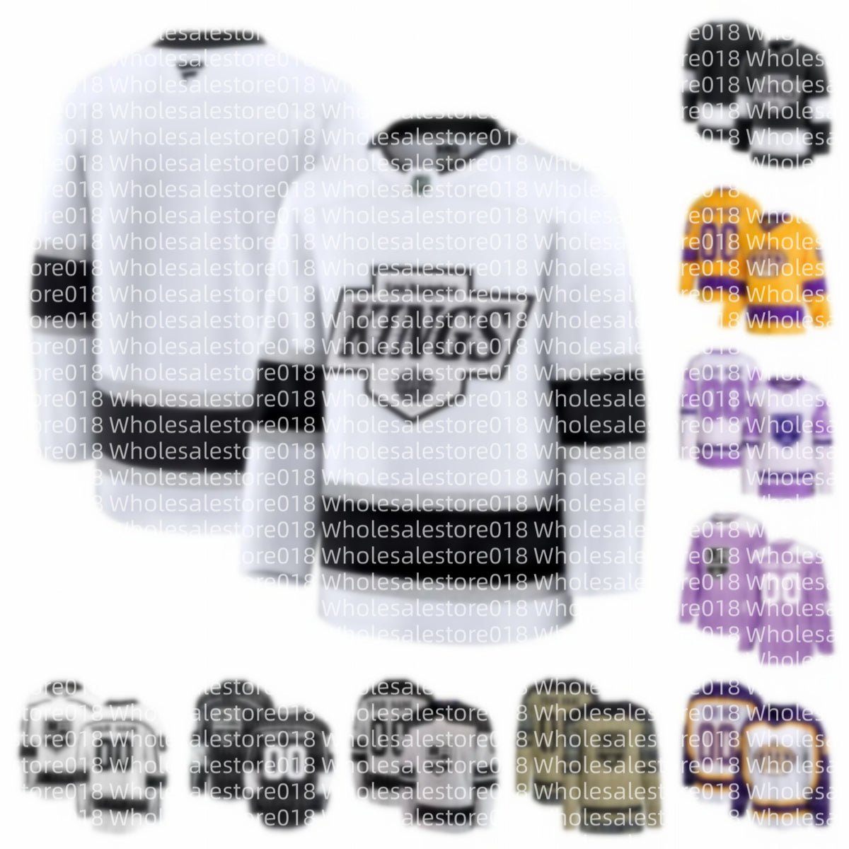 Kings Hockey Jersey Anze Kopitar Adrian Kempe Alex Laferriere Trevor Moore Kevin Fiala Brandt Clarke Phillip Danault Warren Foegele Quinton Byfield