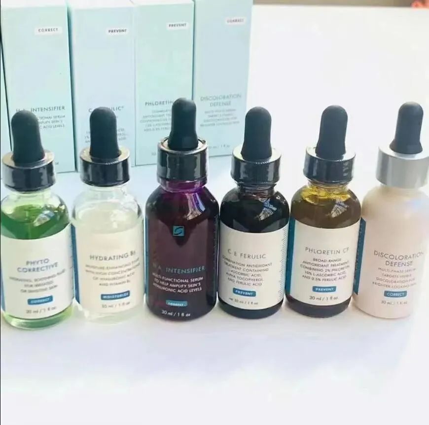 2025 Wholesale 8 Types Ceuticals Serum Oil 30ml Skin Care Correct CE Ferulic Hydrating B5 Phloretin CF Phyto Defense HA Intensifier Moisturize Essen