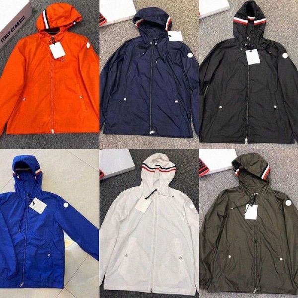 Designer Mens Jackets Windbreaker Clothes Woman Fashion Sun Protection Jacket Summer Casual Outerwear Raincoat Coat Man Classic Long Sleeve