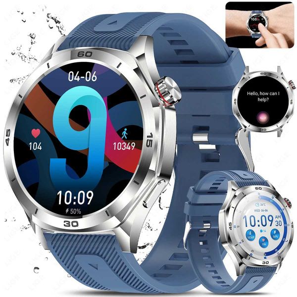 High Quality LIGE New Smart Watch BT Call Health Monitoring Smart Watch Mens Android iOS Sports Bracelet O241213