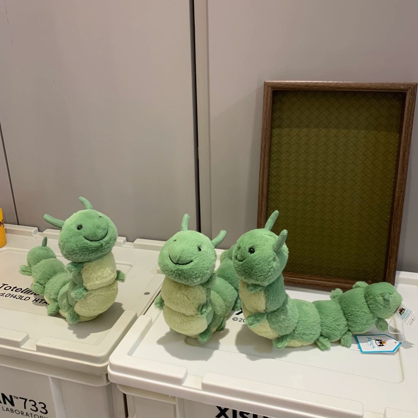 Dolls Jelly cat Carys Plush Children&#039;s plush toys Wriggidig 2 Caterpillar Soft Toy Carey caterpillar body pillow Soothing the Doll Gifts