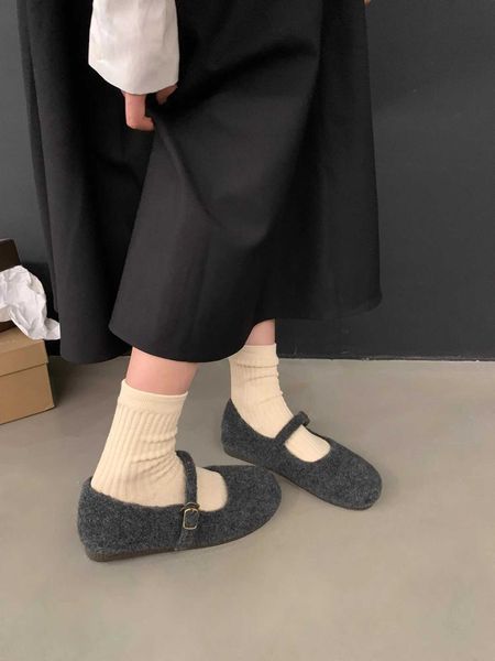 Warm shoes autumn Loafers fur casual Fem sports shoes apartment round toe Modis autumn Cfortable Moccasin dress new 2023 Y241123