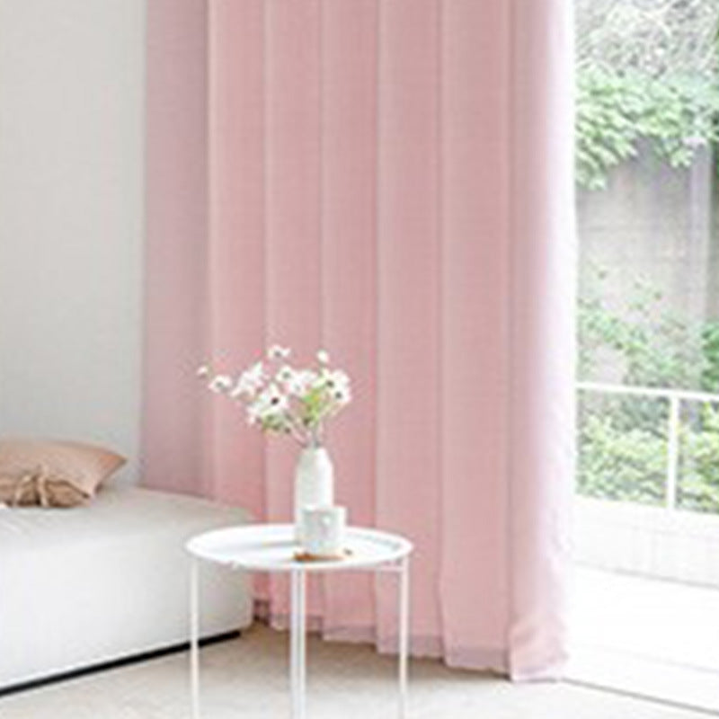A183 hot selling Shaoxing solid color curtains single side light finished curtain fabric blackout curtains wholesale