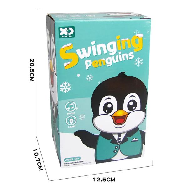 Baby Crawling Toys Dancing Swinging Cute Penguin Electronic Pet with Light Music Interactive Children&#039;s Toys Kid Toddler Gifts