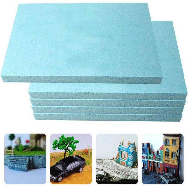 Model Building Kits 5Pcs foam brick DIY model material Diorama foundation board building kit handicraft 30x10x5cm H240709OAXT