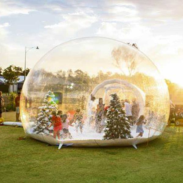 Free Shipping Inflatable Bubble House As Giant Snow Globe 3M-4M-5M Outdoor Bubble Tent For Camping Christmas Bubble Tent Hot