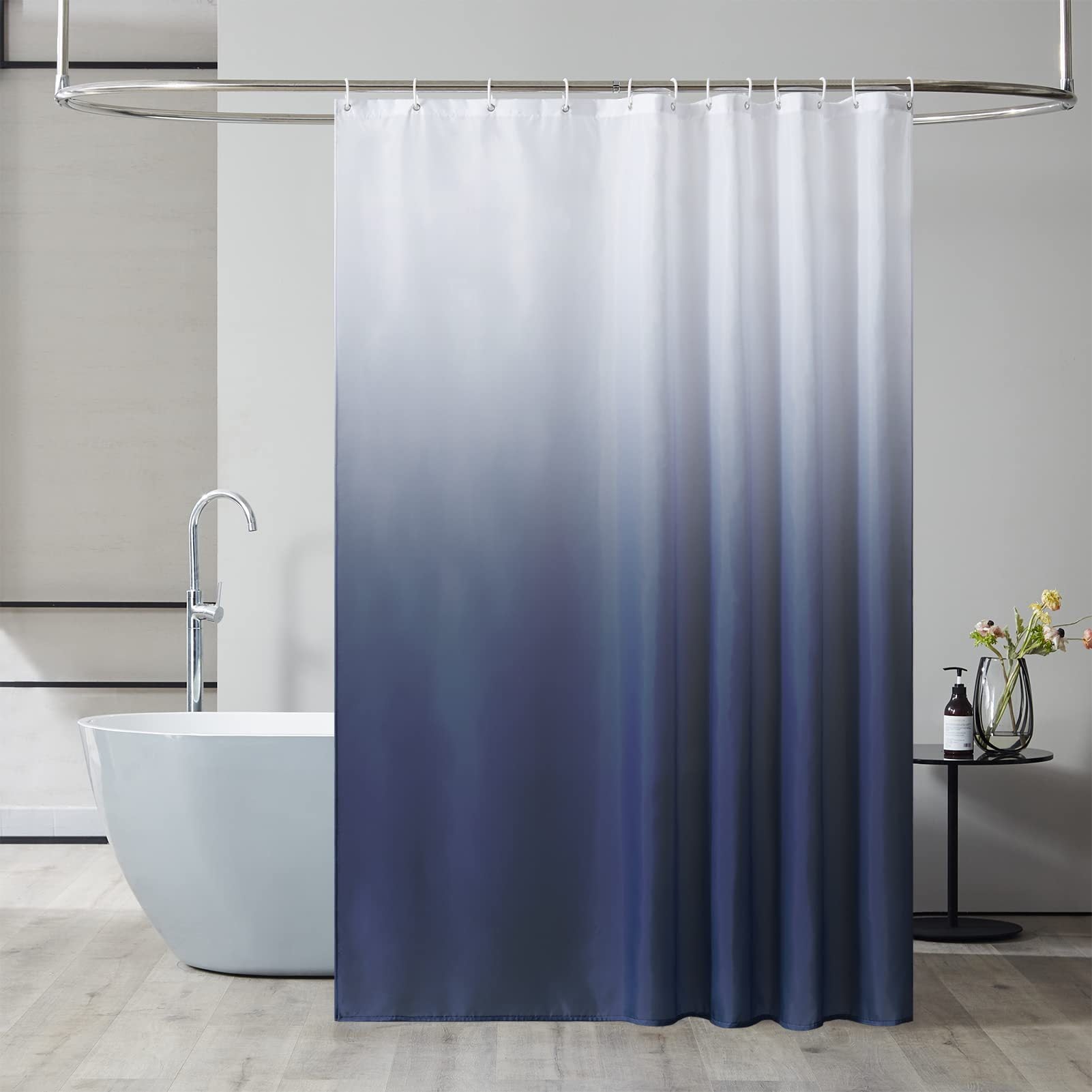 YL-36903 Manufacturer Spot Digital Printed Fabric Shower Curtain Waterproof Thickened Bathroom Partition Curtain with Hook