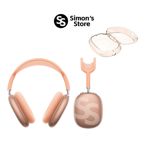 Suitable for Max earphones metal Bluetooth earphones accessories transparent TPU solid silicone waterproof and scratch resistant shell earph