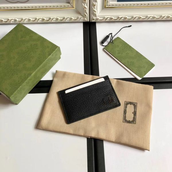 Designer Cardholder Men Luxurys Money Clip luxury Leather Coin Pocket Mini Purse Women Wallets Designers Card Holder With Box