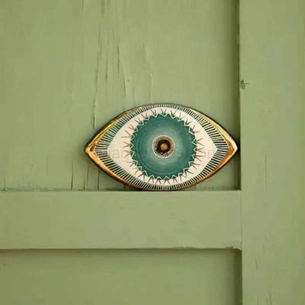 Wall Decoration Easy to Install Wall Hanging Wall-mounted Decorative Turkish Greek Blue Wall Hanging Evil Eye PendantB24718