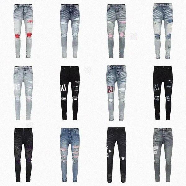 jeans baggy jeans amr mens designer jeans pants men Jeans pant jean uomo slim fit jeans skinny brands jeans y2k ripped black jeans womens pa