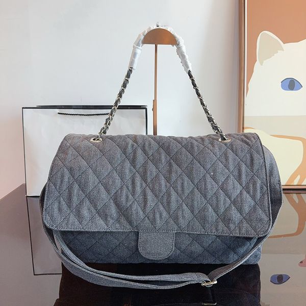 Designer bags Classic Luxury Women Denim Shoulder bag Classic Travel bag Handbag Beach bag Chain handbag Shopping Bag Large capacit Tote For