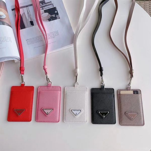 Luxury Work Bus Credit Card Holder Cases Mini Wallet Excellent Quality Crossbody Designer Work ID Holder Purse Holders With Logo Box Packing