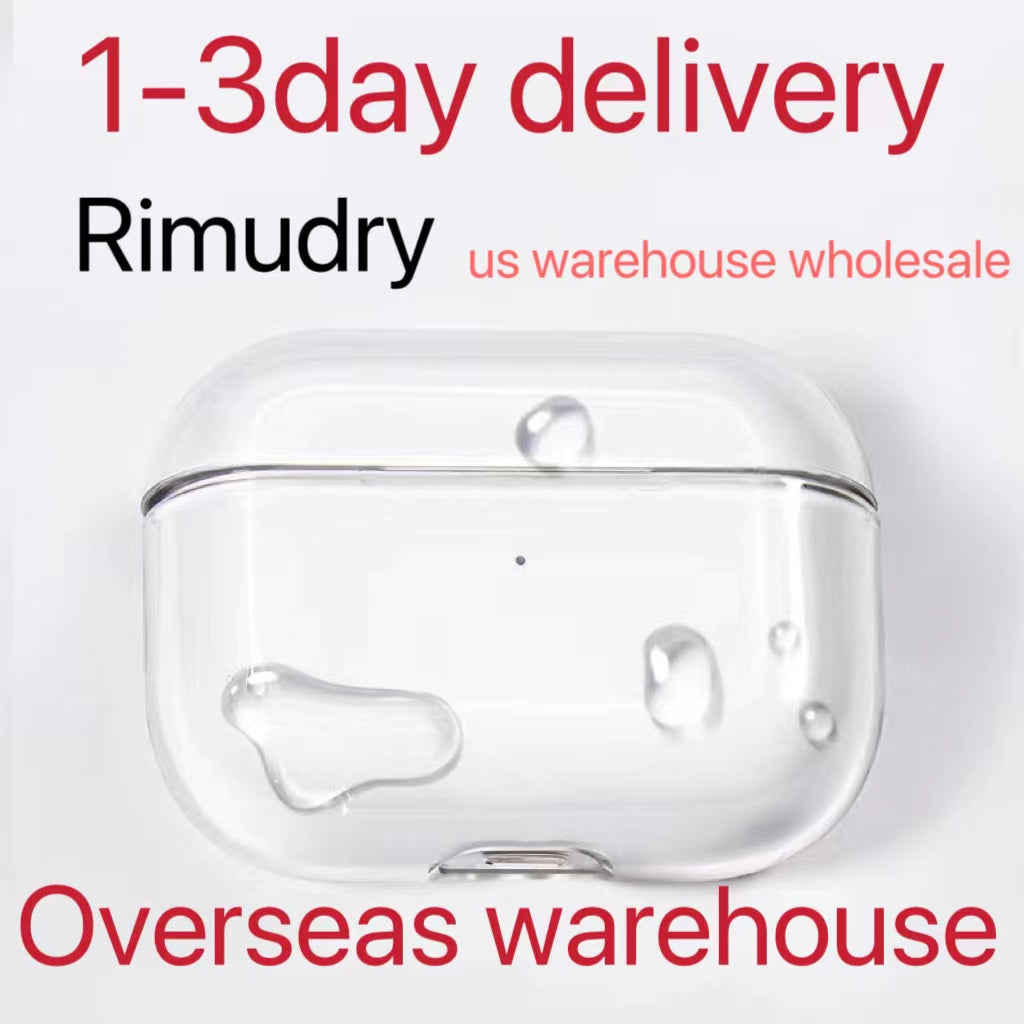 USA Stock For Apple Airpods Pro 2 2nd Generation airpod 3 pros Headphone Accessories Solid TPU Silicone Protective Earphone Cover Wireless Charging