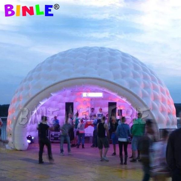 Custom Inflatable Giant Igloo Dome Tent - LED Lighting & Blower Included for Outdoor Parties