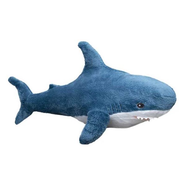 Plush Dolls 28cm Cute Mini Blue Shark Doll Plush Toy Filled with Soft Marine Animals Fish Pillow Stickers Toy Childrens Girl Birthday Gift D