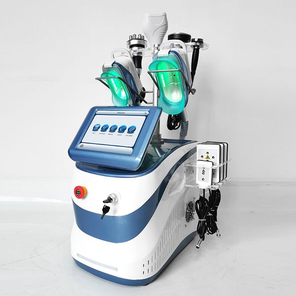 3 Cryo Handle Fat Freezing 360 Cryotherapy Slimming Machine Cellulite Removal Weight Reduce Cavitation 40K Ultrasonic RF Lipo Laser Fat Burn